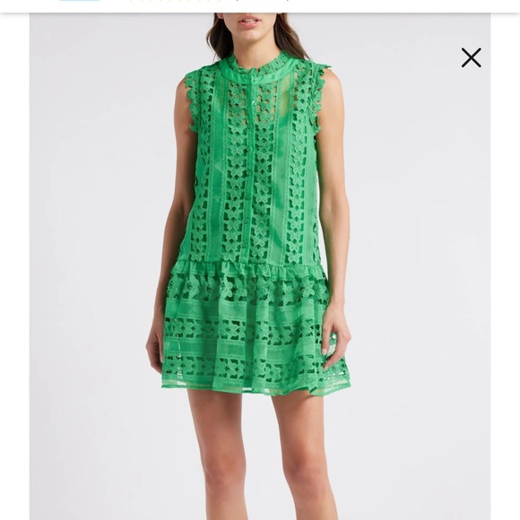Ciebon Cara Butterfly Dress Hot Pink - Picture 1 of 4